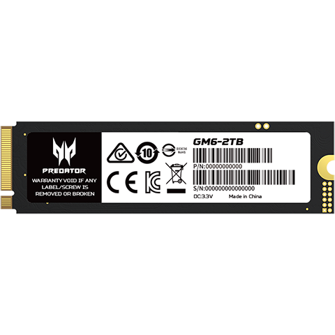 GM6 PCIe4.0 M.2固态硬盘